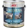 Товар Ace Wood Royal House Trim Latex Solid Stain Кроющая латексная пропитка для дерева . 1 галлон (3.78 л) Эйс